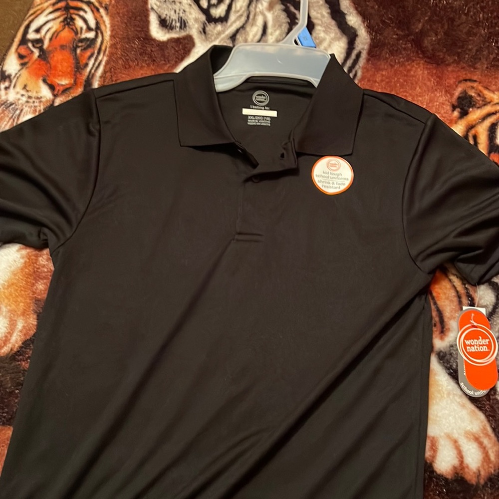 Black polo for BOYS